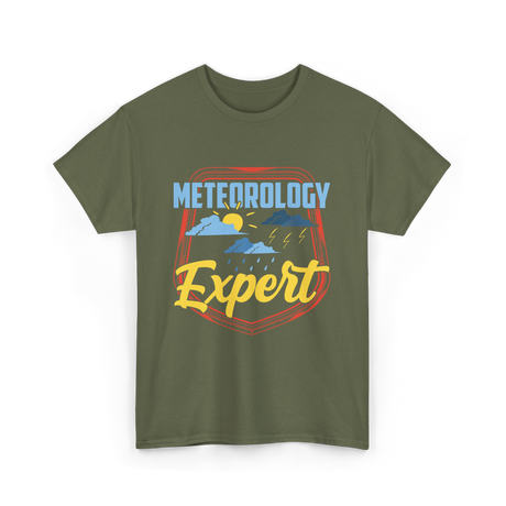 Meteorology Expert Weather T-Shirt - Military Green