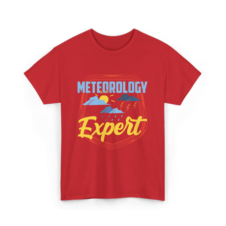 Meteorology Expert Weather T-Shirt - Red