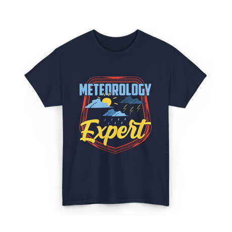 Meteorology Expert Weather T-Shirt - Navy