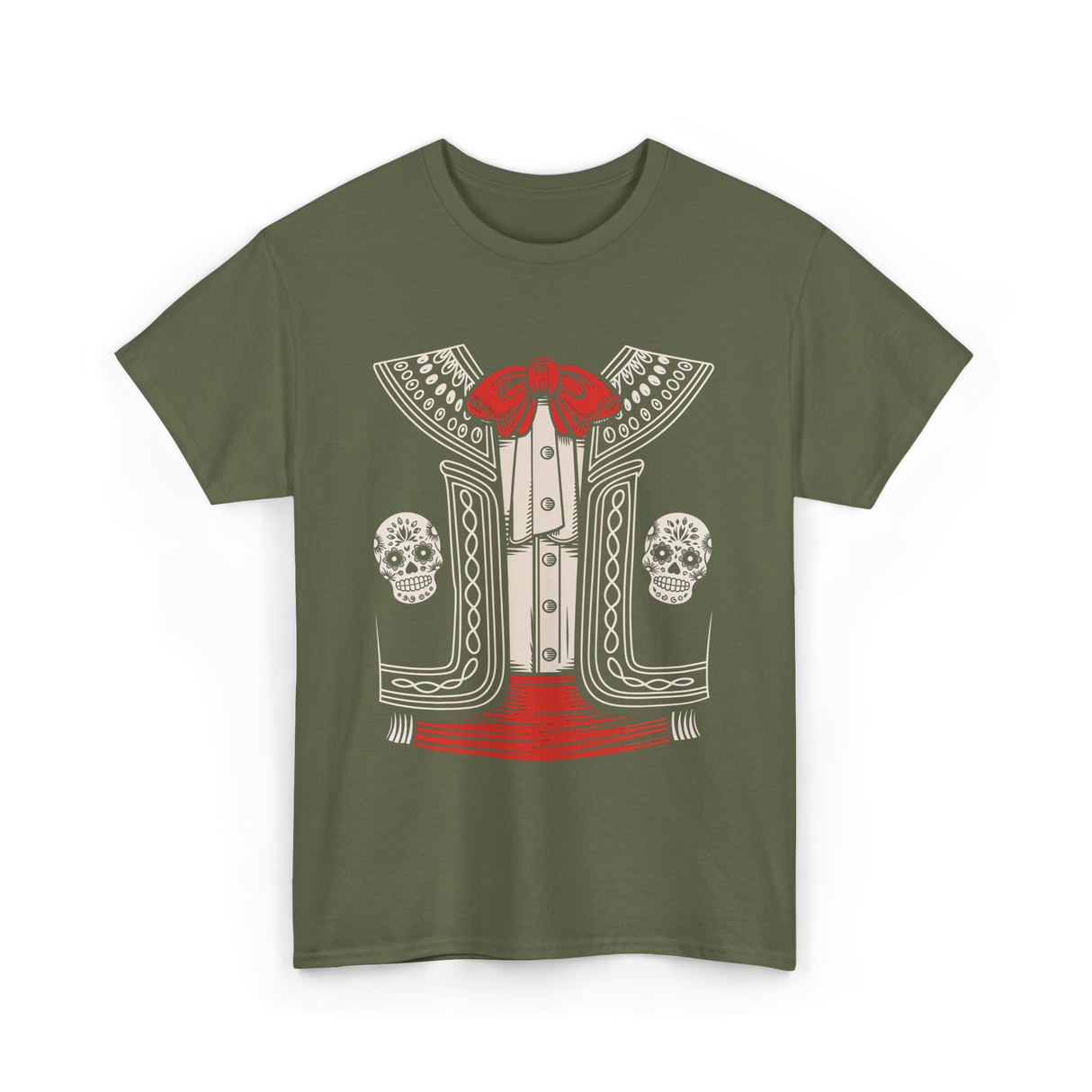 Mexican Suit T-Shirt - Military Green