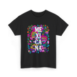 Mexicana Latina Flowers Mexico T-Shirt - Black