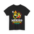 Mexico Vacation Team Mexican Avocado T-Shirt - Black