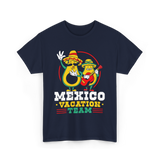 Mexico Vacation Team Mexican Avocado T-Shirt - Navy