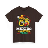 Mexico Vacation Team Mexican Avocado T-Shirt - Dark Chocolate