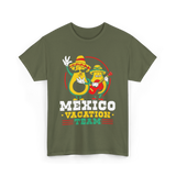 Mexico Vacation Team Mexican Avocado T-Shirt - Military Green