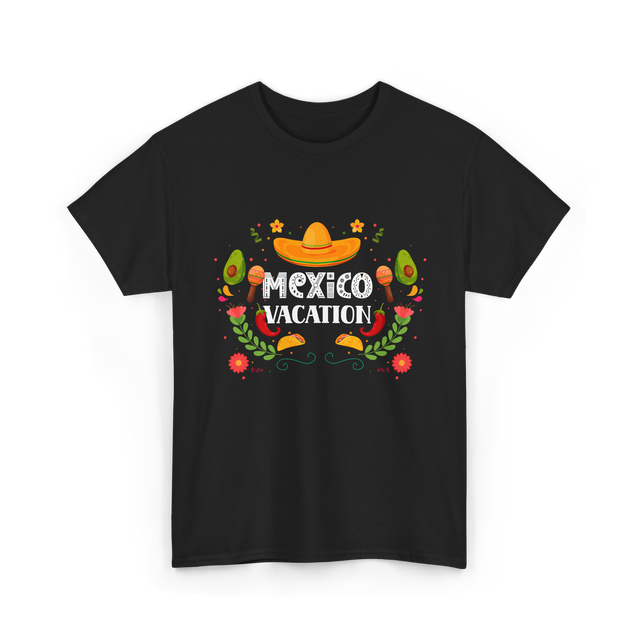 Mexico Vacation Travel T-Shirt - Black