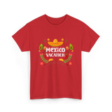 Mexico Vacation Travel T-Shirt - Red