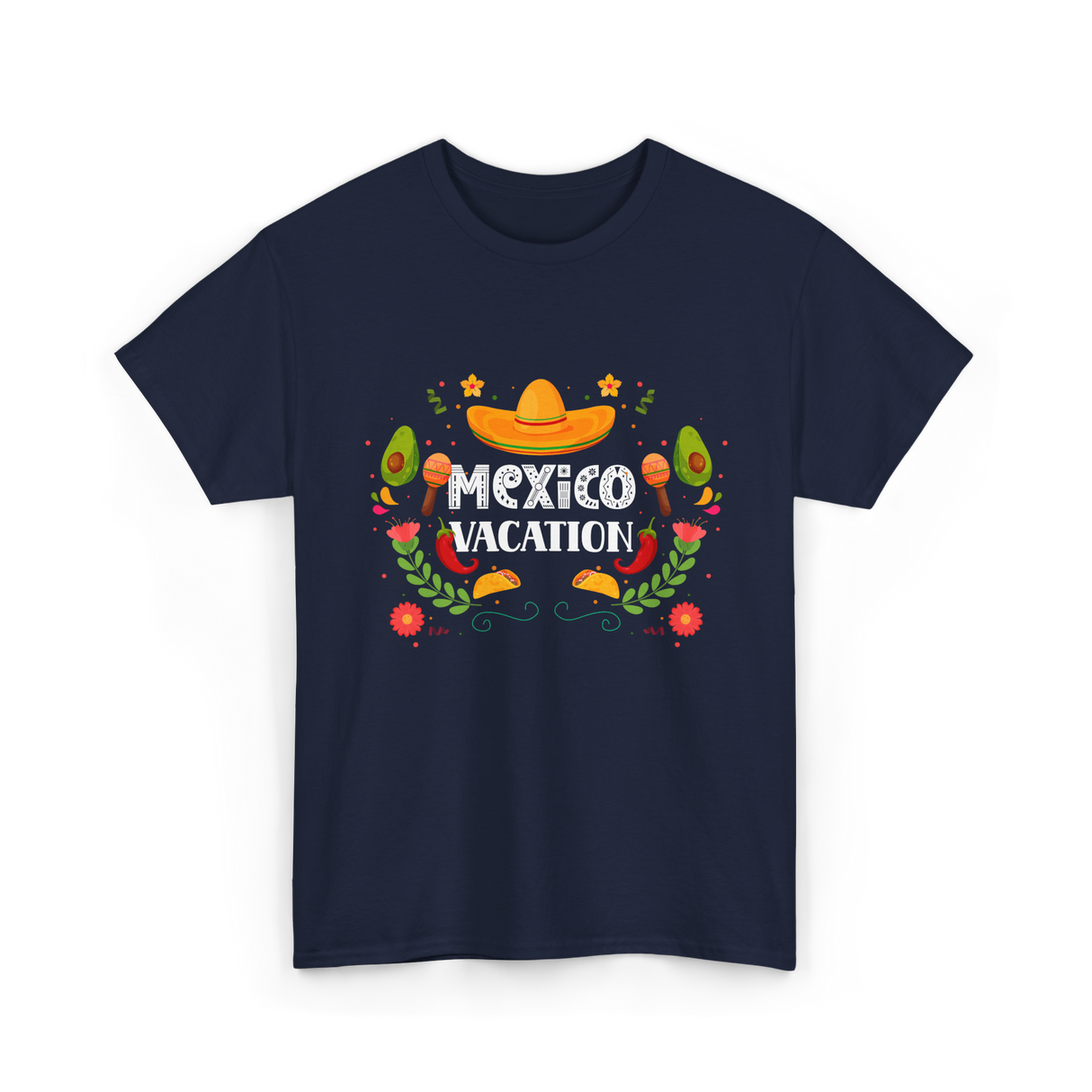 Mexico Vacation Travel T-Shirt - Navy