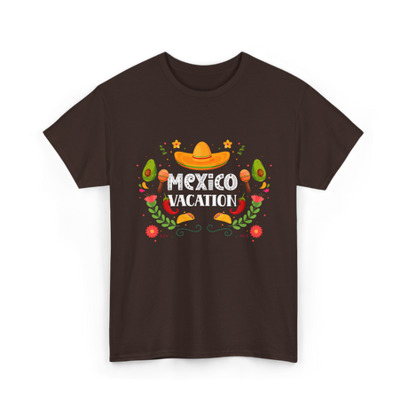 Mexico Vacation Travel T-Shirt - Dark Chocolate