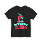 Microscope Squad Microscope Biology T-Shirt - Black