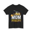 Mom Birthday Crew T-Shirt - Black