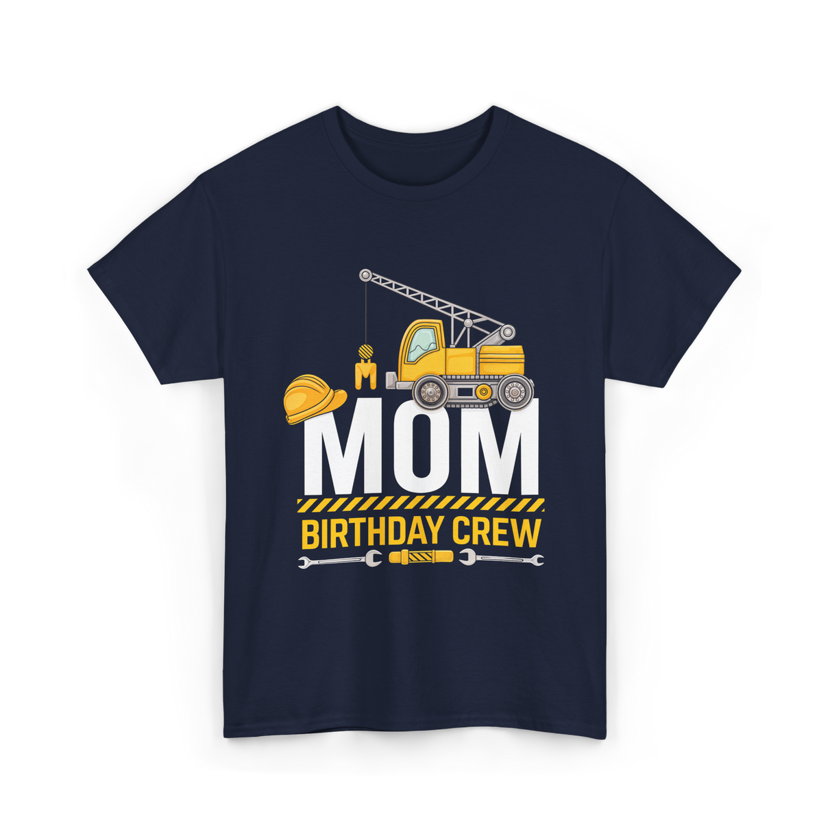 Mom Birthday Crew T-Shirt - Navy