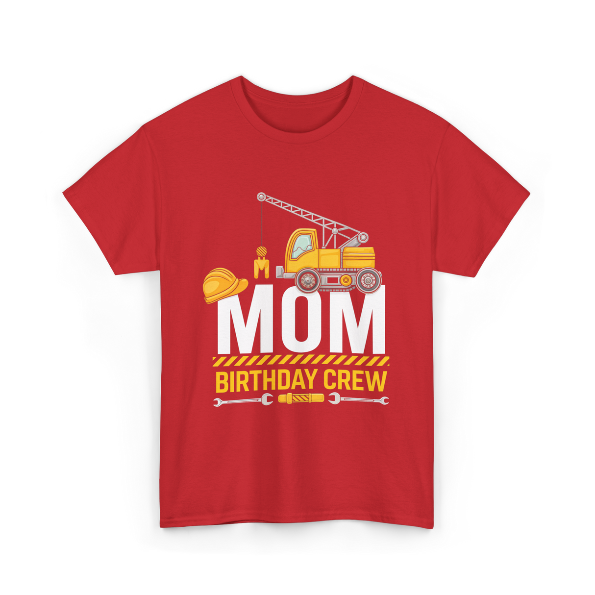 Mom Birthday Crew T-Shirt - Red