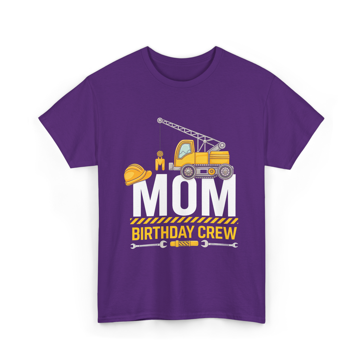 Mom Birthday Crew T-Shirt - Purple