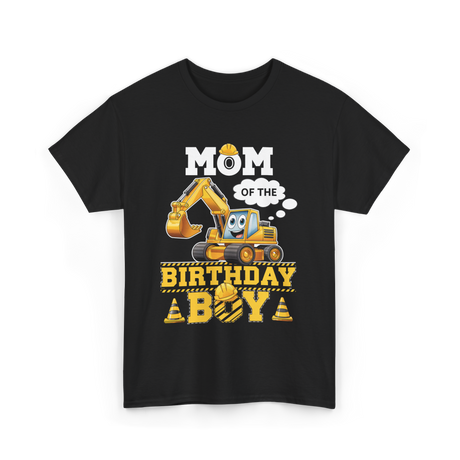 Mom Of The Birthday Boy Party T-Shirt - Black