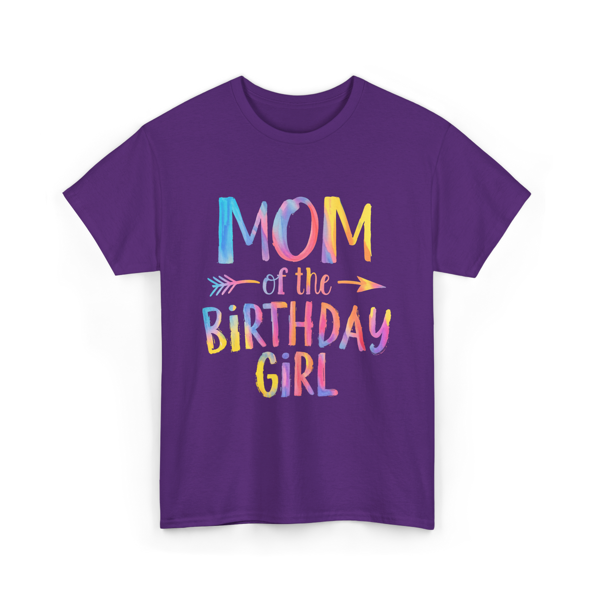 Mom of the Birthday Girl Birthday T-Shirt - Purple