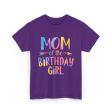 Mom of the Birthday Girl Birthday T-Shirt - Purple