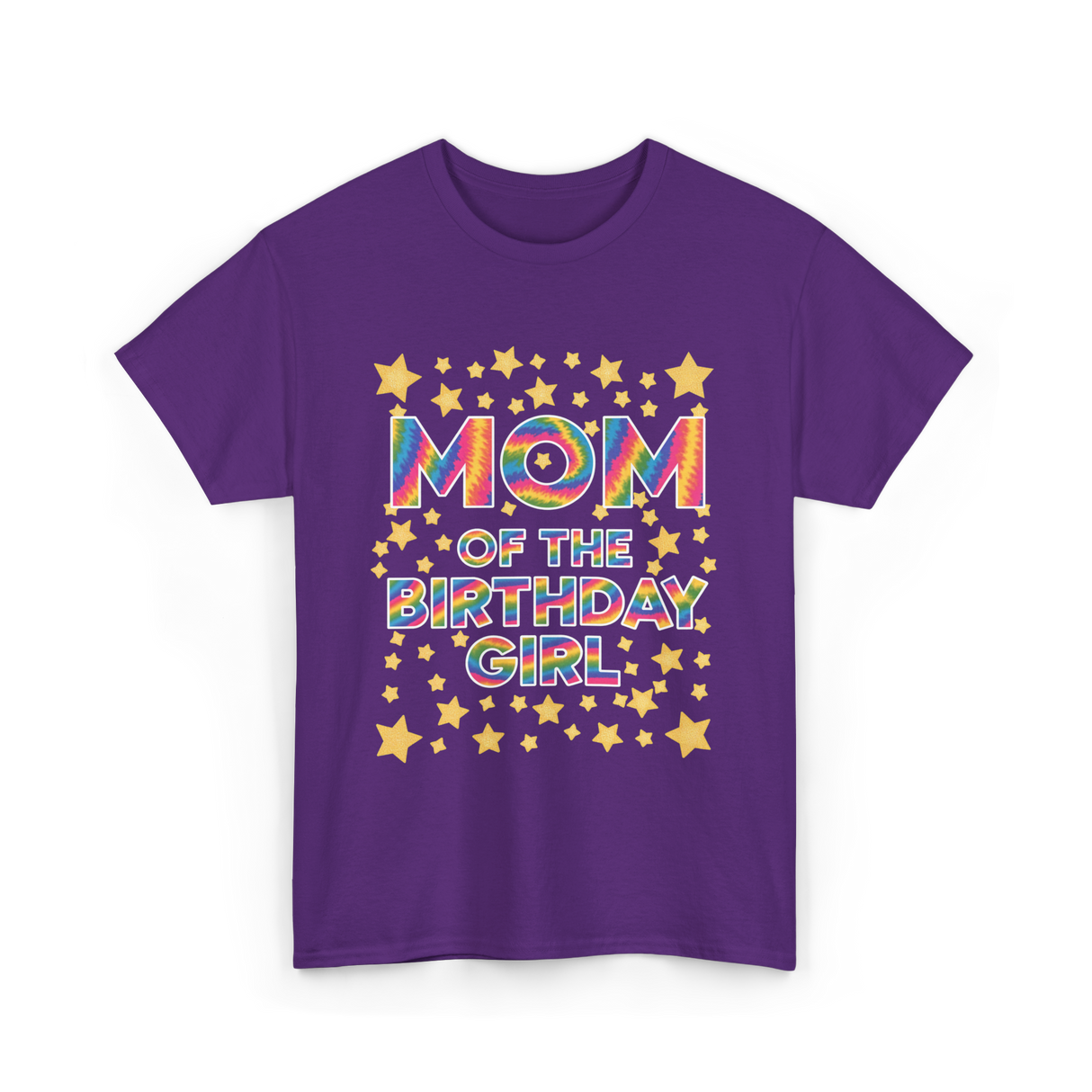 Mom of the Birthday Girl Celebration T-Shirt - Purple