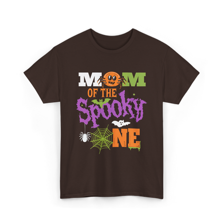 Mom of the Spooky One Halloween T-Shirt - Dark Chocolate