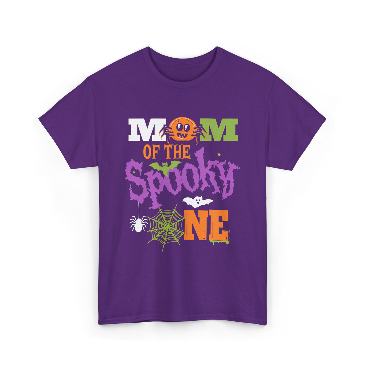 Mom of the Spooky One Halloween T-Shirt - Purple