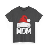 Mom Santa Christmas Holiday T-Shirt - Dark Heather