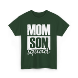 Mom Son Squad Mom T-Shirt - Forest Green