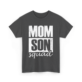 Mom Son Squad Mom T-Shirt - Dark Heather