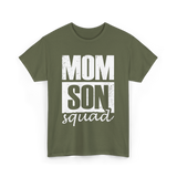 Mom Son Squad Mom T-Shirt - Military Green