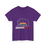 Momma Bear Pride Bear T-Shirt - Purple