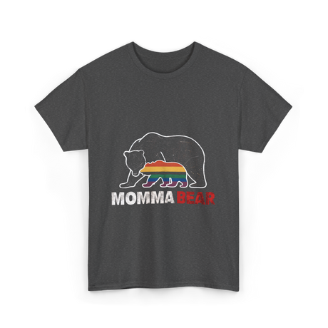 Momma Bear Pride Bear T-Shirt - Dark Heather