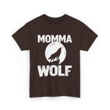 Momma Wolf Wolf Parent T-Shirt - Dark Chocolate