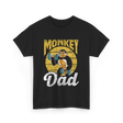 Monkey Dad Animal Fitness Dad T-Shirt - Black