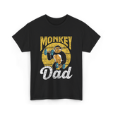 Monkey Dad Animal Fitness Dad T-Shirt - Black