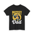 Monkey Dad Animal Fitness Workout T-Shirt - Black