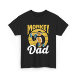 Monkey Dad Animal Fitness Workout T-Shirt - Black