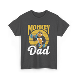 Monkey Dad Animal Fitness Workout T-Shirt - Dark Heather