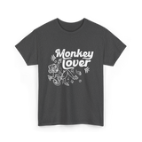 Monkey Lover Monkey Animals T-Shirt - Dark Heather