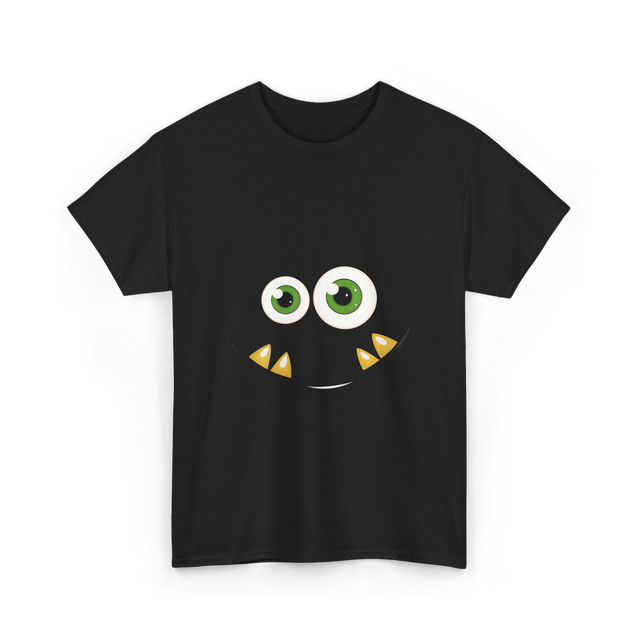 Monster Face Cute Costume T-Shirt - Black