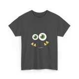 Monster Face Cute Costume T-Shirt - Dark Heather