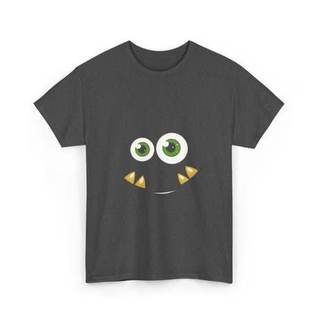 Monster Face Cute Costume T-Shirt - Dark Heather