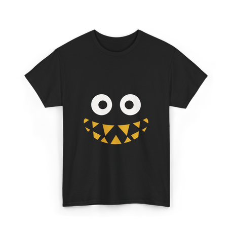 Monster Face Cute Monster T-Shirt - Black