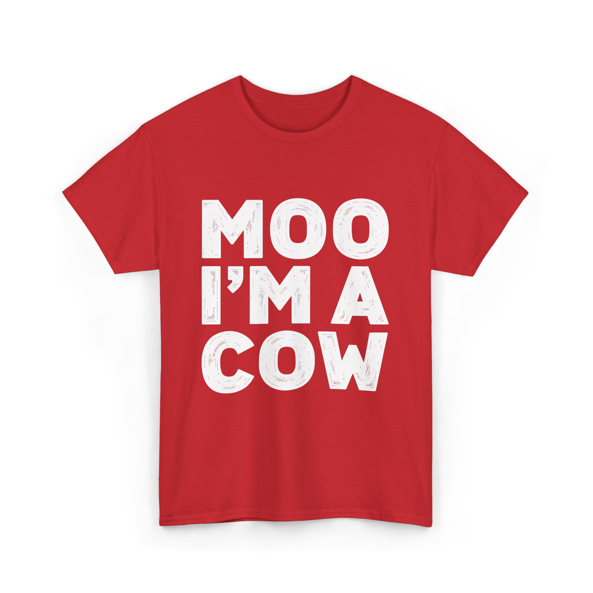 Moo I'm A Cow Cow Costume T-Shirt - Red