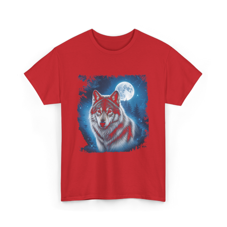 Moon Forest T-Shirt - Red