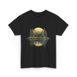 Moonlight Forest Nature Landscape T-Shirt - Black