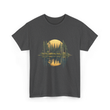 Moonlight Forest Nature Landscape T-Shirt - Dark Heather