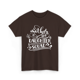 Mother and Daughter Squad Family T-Shirt - Dark Chocolate