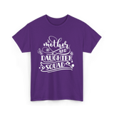 Mother and Daughter Squad Family T-Shirt - Purple