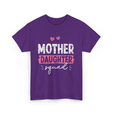 Mother Daughter Squad Parenting T-Shirt - Purple