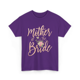 Mother of the Bride Floral T-Shirt - Purple