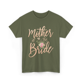 Mother of the Bride Floral T-Shirt - Military Green